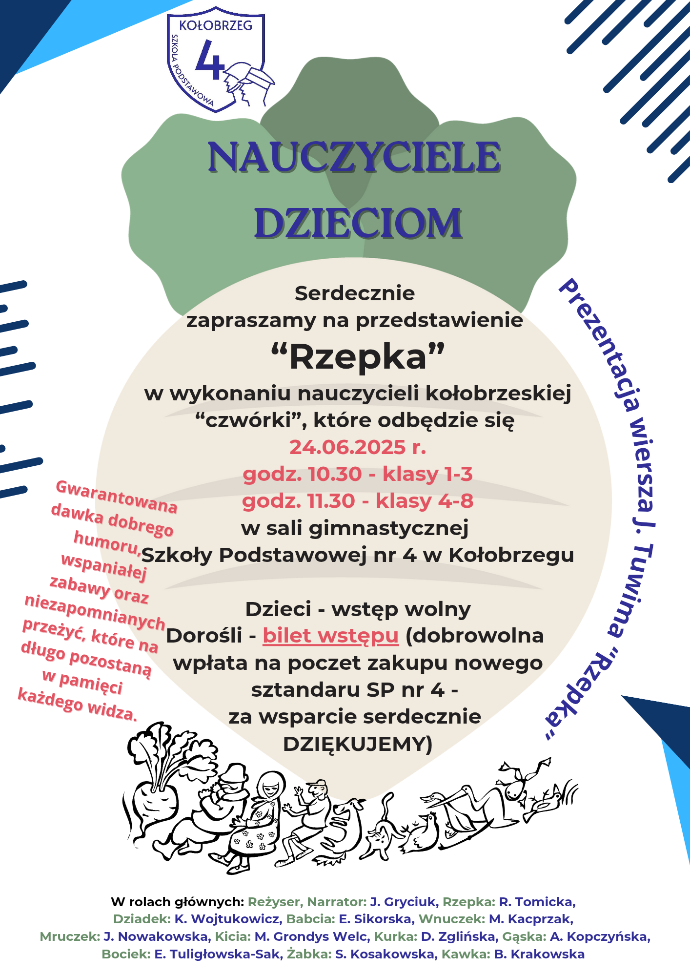 plakat zapraszający na przedstawienie